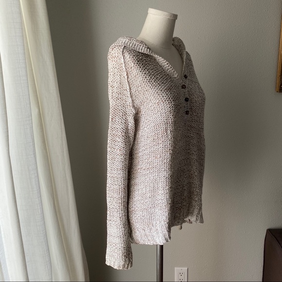 Free People ‘Sail Away Henley Sweater’ Pullover - Picture 3 of 7